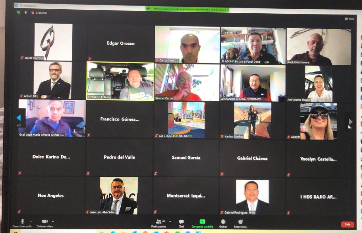 delm68's tweet photo. Con ⁦@AMESP_oficial⁩ en la Segunda Temporada de Los Sábados del Capitán, para esta capacitación continua que nos profesionaliza y hoy con temas de Las Tendencias Tecnológicas que afectarán al Sector de la Seguridad en 2021 con ⁦@manuelzamudiov⁩ ⁦@Axis_LAT⁩ https://t.co/Wfi4tYj1X1