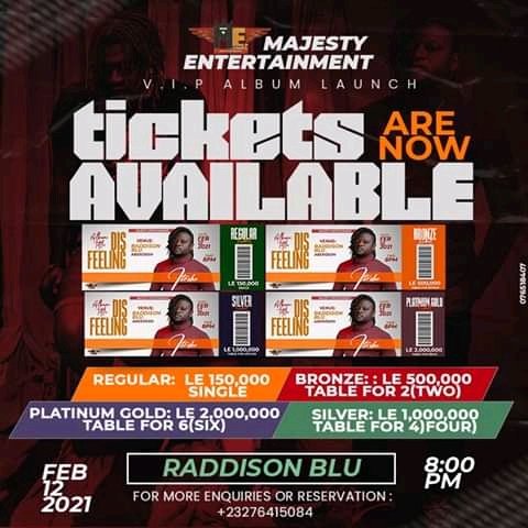LilYajforthebag's tweet photo. Majesty presents 👇👇
VIP album launch with @Itribe50 right at the prestigious Radisson blu
On the 12th of February.
Please my people of let's support him #SaloneTwitter 
#salonebloggers
#Saloneartistes
#SLartistes https://t.co/urt45KnXTp