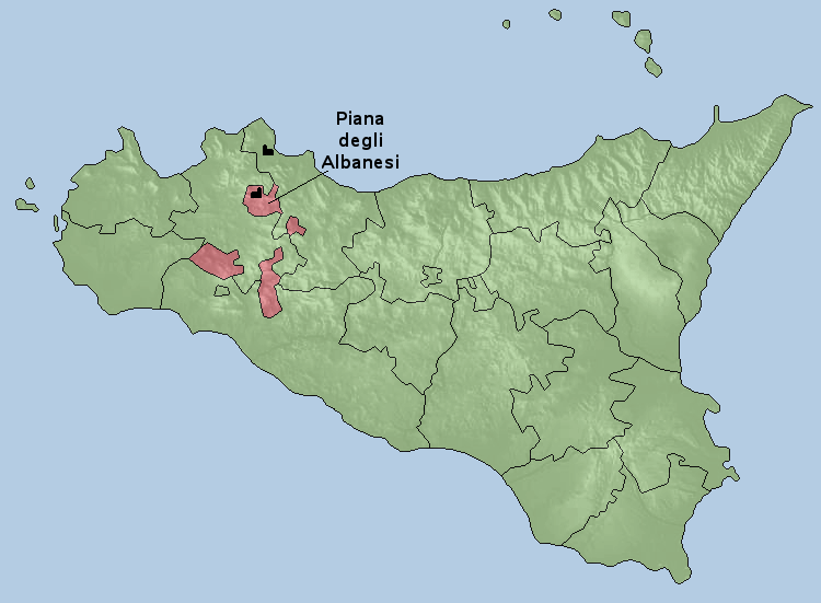 It's saturday! Which means it's time for my  #ItalianThread. Today, I want to talk about a... very curious geopolitical anomaly to be found in Sicily. I'm talking about the PIANA DEGLI ALBANESI Or Hora e Arbëreshëvet in arbëresh/Albanian1/?