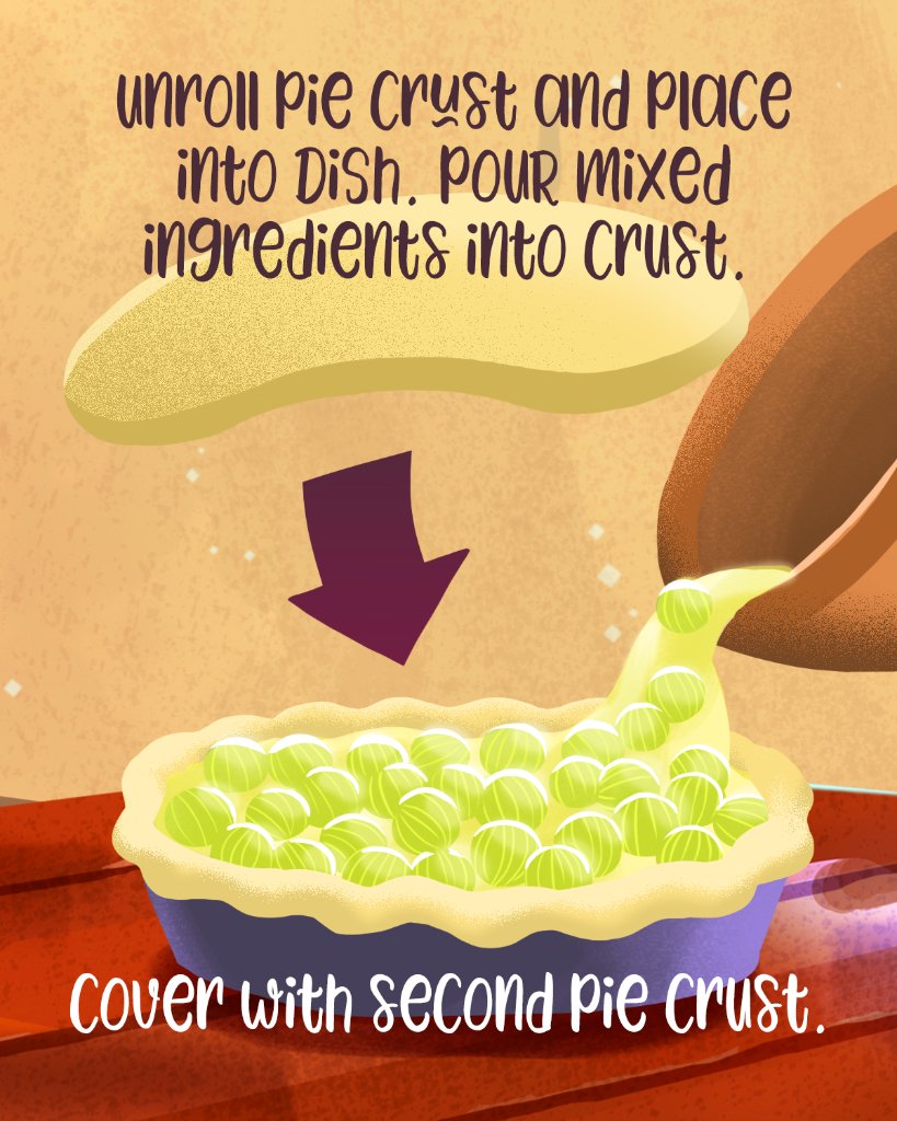 Disney's tweet photo. Love at first bite! Whistle while you whip up this delicious Gooseberry Pie recipe from Snow White and the Seven Dwarfs. https://t.co/k0YCvUadpR
