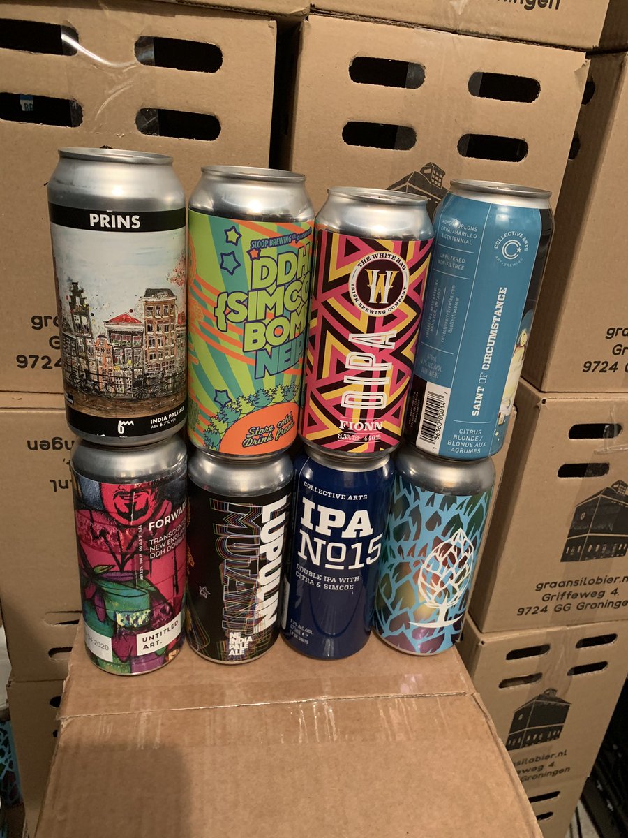 In Groningen om met <a href="/Klaassiegrunn/">Klaas-Jan ter Veen</a> playoffs te kijken. Dus ook maar even langs <a href="/debiertopper/">De Bier Topper</a>, die hele mooie nieuwe biertjes heeft. Nog altijd 10% korting met code “NFL”. #RavensFlock