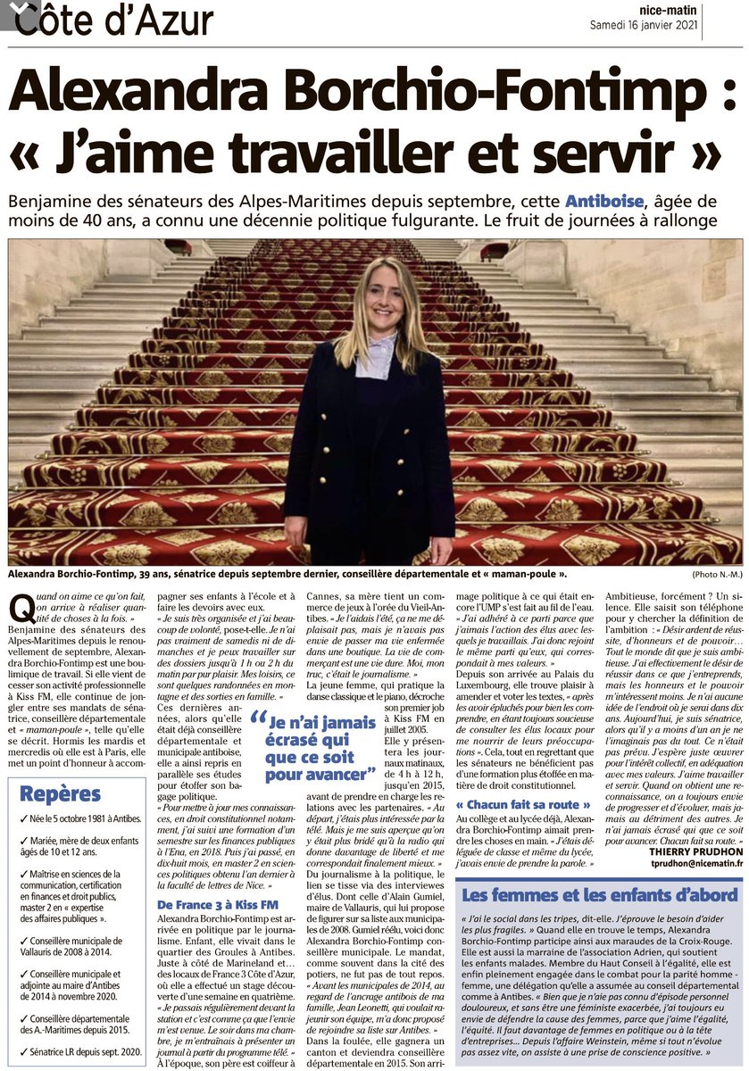 De la clinique Jeanne d’Arc de #JuanlesPins👶🏼 ...au Palais du Luxembourg  🏛 
#Parcours 
©️ 🖌 <a href="/Nice_Matin/">Nice-Matin</a>