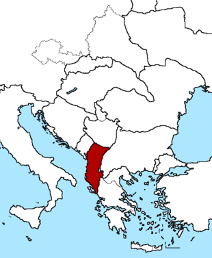 The term in Italian (in Albanian its arbëreshët e Italisë) identifies a group of ethnically, culturally and linguistically Albanian people that have been living in the Italian peninsula since ancient times. For my international moots, this in red is Albania! 3/?