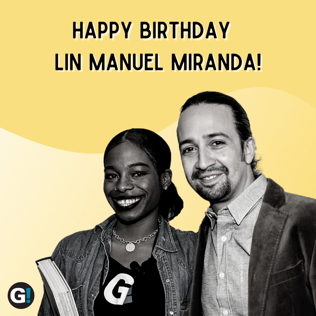 Happy Birthday to Lin Manuel Miranda! We are honored to have him as a GBH Fairy Godfather 