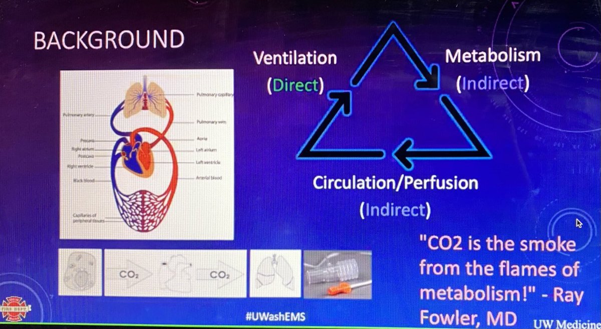 kurtbmd's tweet photo. “CO2 is the smoke from the flames of metabolism!” #NAEMSP2021 https://t.co/lx6cpIelX5