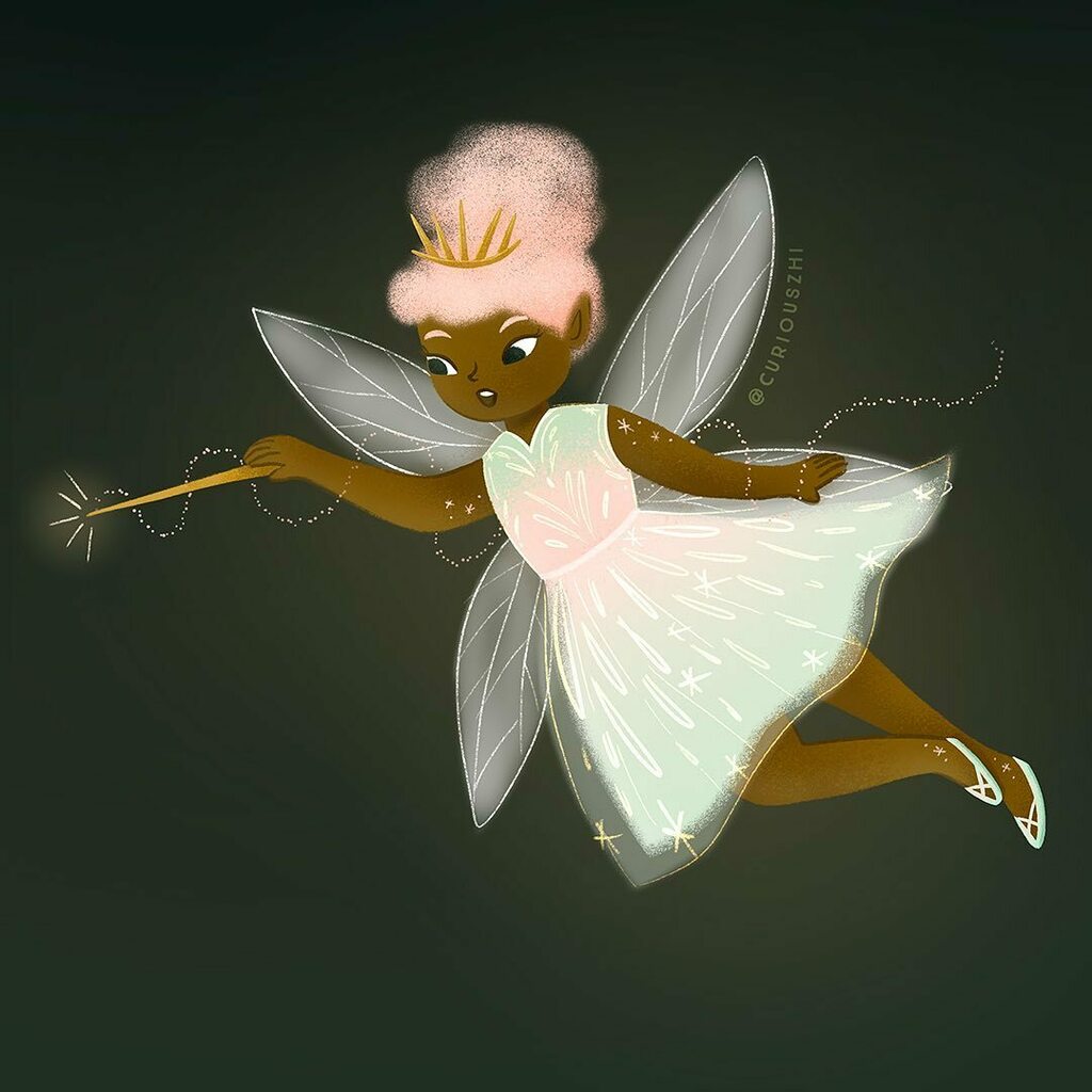 curiouszhi's tweet photo. I love drawing magical creatures! Here’s a sparkly little fairy from a larger spread I’m working through at the moment. 🧚🏻‍♀️✨

#curiouszhidesign #kidlitart #kidlitartist #picturebookart #artforchildren #picturebookillustration #kidsartist #character_… https://t.co/6o0I7qMfg6 https://t.co/GJxmOhWTUK