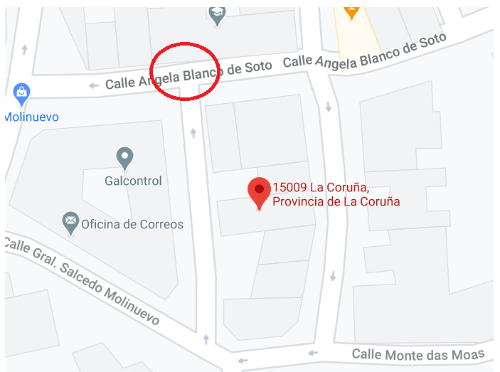 vmeralv's tweet photo. @ConcelloCoruna, ¿habría alguna posibilidad de poner un espejo en la intersección de la Travesía Ángela Blanco de Soto con la Calle Ángela Blanco de Soto, en la zona de Los Castros?
La visibilidad es bastante reducida, sobre todo cuando hay coches aparcados.

Gracias https://t.co/G4hEGoBlAu
