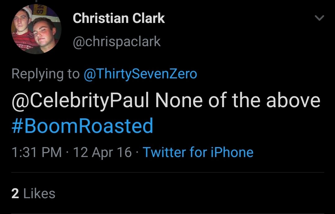 CelebrityPaul's tweet image. So apparently five years ago I briefly had the Twitter handle @CelebrityPaul and I have no recollection of this????
So because I think it's hilarious (and because the Thirty-seven-zero Notre Dame game was 6.5 years ago), I changed it back.