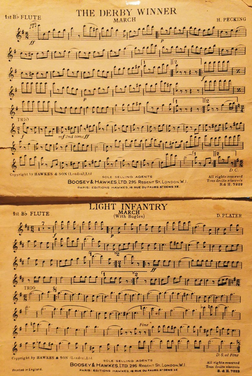 thefiferscave's tweet photo. Boosey &amp; Hawkes used to send out promotional pieces of Music to attract bands to buy. https://t.co/wL6TNl1jlF