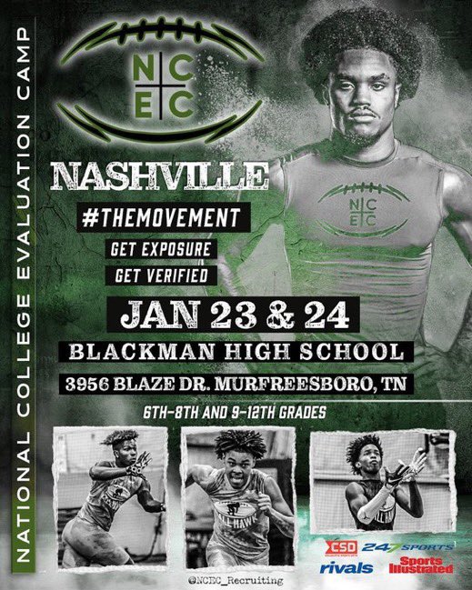 BondsKasey90's tweet photo. Blessed to receive an invite to the @NCEC_Recruiting camp๐ฏ๐ฏ#ProtectTheB https://t.co/jiPO2ucieS