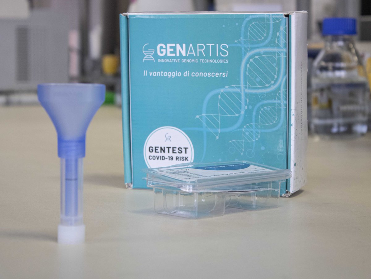 LucaMarcolungo's tweet photo. Check this out! @Genartis1 just lauched a genetic test (https://t.co/l0Mc8NHpHZ) to assess risk factors determining the severity of #COVIDー19 https://t.co/bG4Cg5Lrew