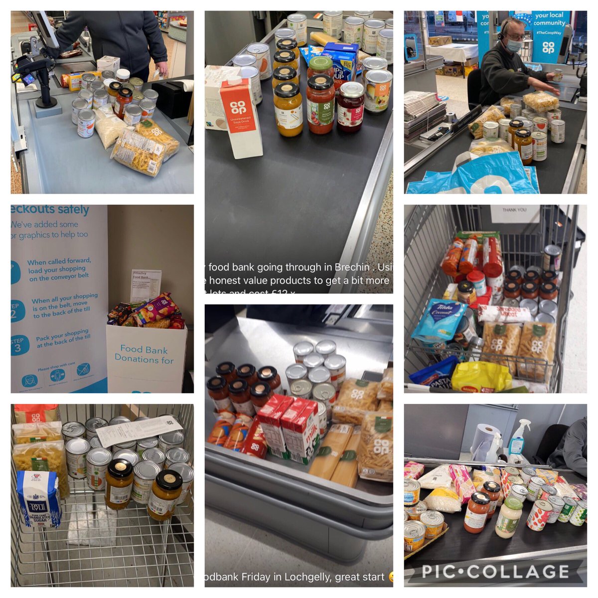 Region NO6 First Food Bank Friday of 2021 amazing generosity from all colleagues and customers 😊👏👏<a href="/maria_dryburgh/">Maria dryburgh</a> <a href="/coopuk/">Co-op</a> <a href="/CoopColleagues/">CoopColleagues</a> #itswhatwedo 🎉👏