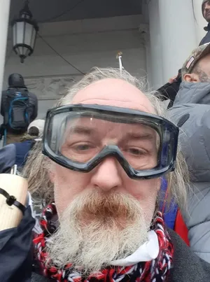ARRESTED: Vaughn Gordon, 54, from Lafayette, Louisiana. He posted "Live inside the Congress building. It was worth the tear gas." He is charged with entering a restricted building and demonstrating in the Capitol.  https://www.dailyworld.com/story/news/local/2021/01/14/lafayette-man-arrested-involvement-attack-u-s-capitol/4167688001/