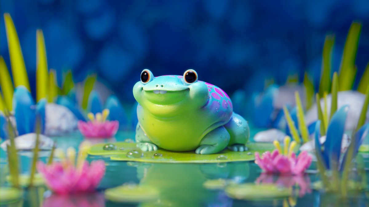 Substance3D's tweet photo. Swamp Frog, by Sebastián Montecinos - https://t.co/oTEWLnC4C4
Textured with #SubstancePainter

#animation #3dart #digitalart  #ZBrush #b3d #MadeWithSubstance https://t.co/7X4LRGS0VN