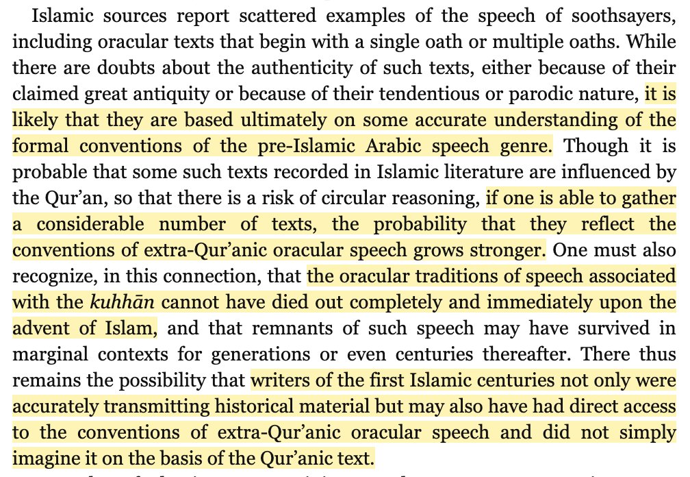 The authenticity question is massive here. Stewart’s take: the broad picture on oaths from later sources is likely correct. He even suggests that 8th/9th c writers may also have had access to a living tradition of oracular speech. Would love to know if this is at all verifiable.