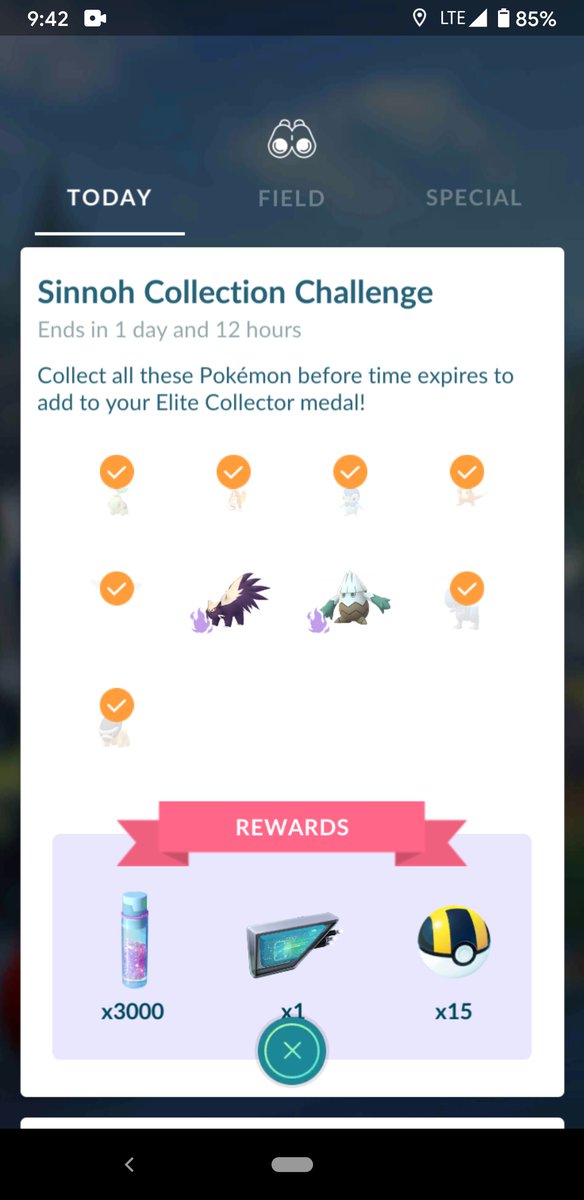BrintBrush's tweet photo. 😓 This is basically the LAST DAY for me to catch two needed Shadow #Pokemon on #PokemonGO , cause I'm running late on completing the #SinnohEvent Collection Challenge! (Splatoon 2 stream HOPEFULLY at noon now)

SPEAKING OF LATE..+ https://t.co/anRmXFphM4