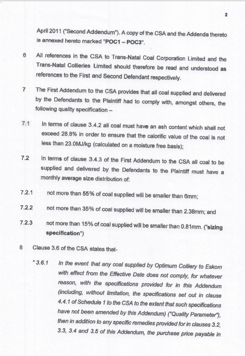  @Eskom_SA Particulars of Claim Against Glencore