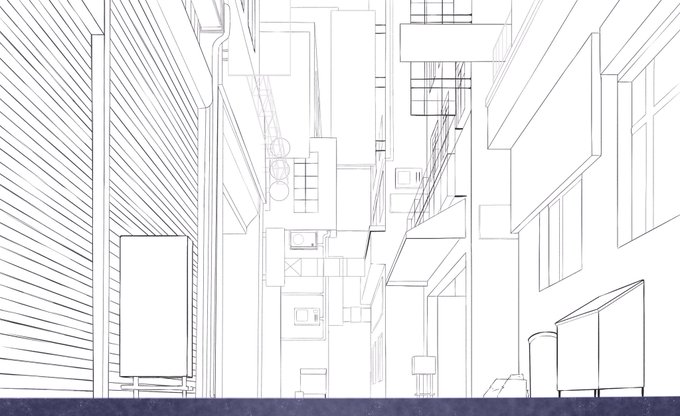 線画終わった_:(    _ ́ω`):_
これから色塗り? 