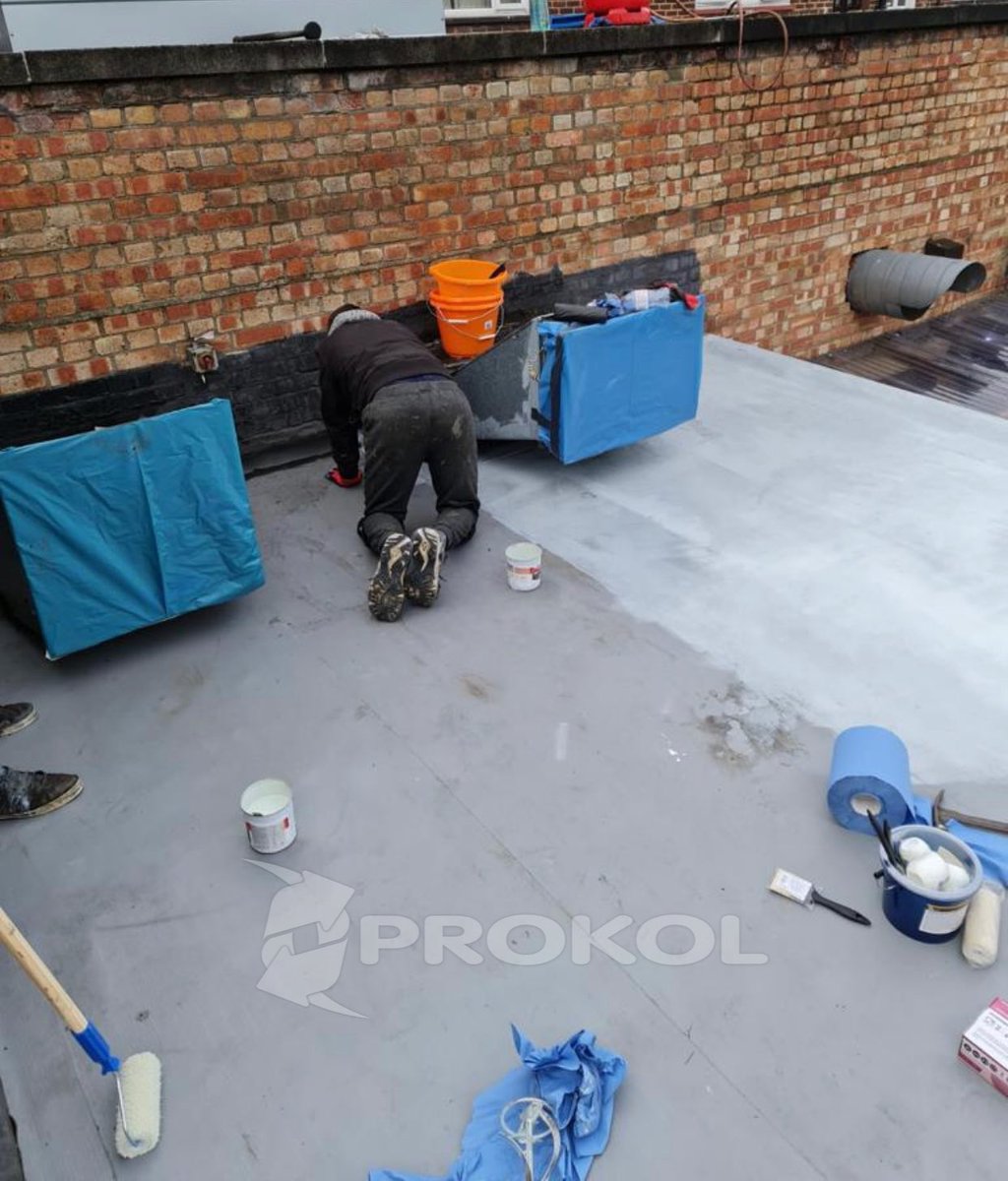 Prokol Polymers UK - Manufacturer of MonoSeal a single layer waterproofing membrane system that cures I one hour, Warrington Fire Certified to Building Regulation & T4 System certification.