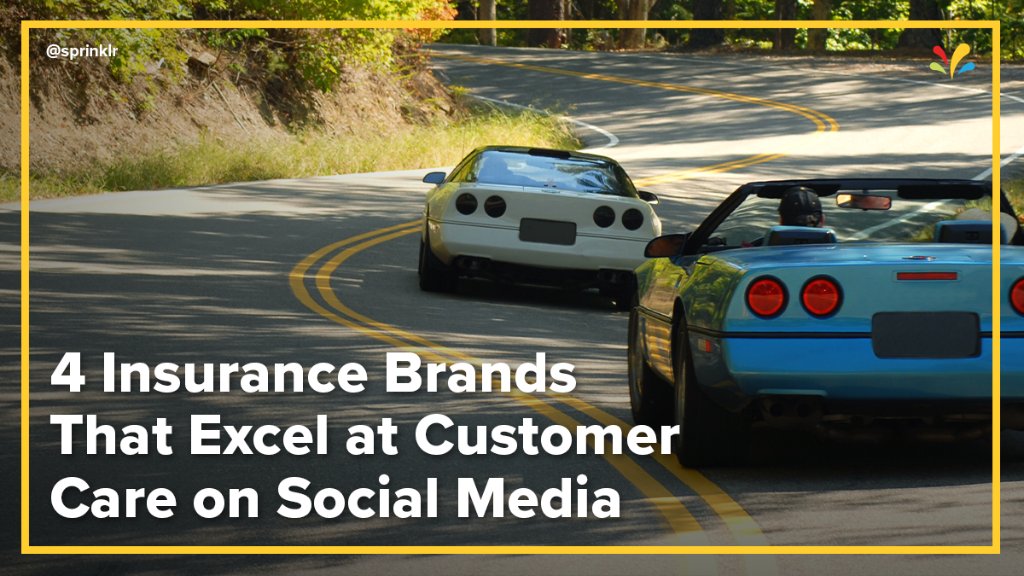 Sprinklr's tweet photo. You probably don't think “great customer experience” when you think about insurance – but here's a story of 4 insurance companies that created a great customer experience and as a result, outgrew the competition 🚙 https://t.co/yi486rqpGz https://t.co/aaaa6wE3Vo