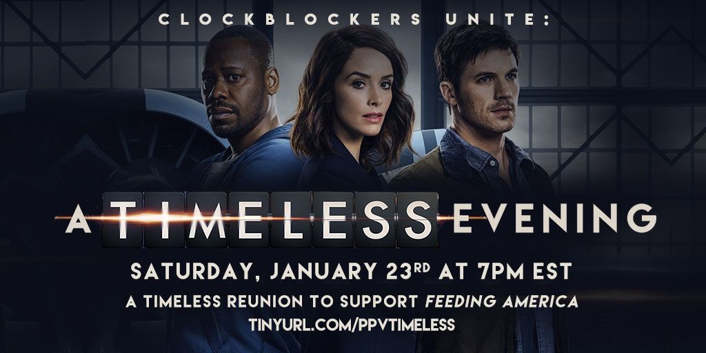 Play_PerView's tweet image. We are officially a week away from #TimelessReunion 
Thank you to all the #Clockblockers who have already helped raise over $15,000 for @FeedingAmerica 

If you have not already done so grab a ticket at tinyurl.com/PPVTimeless