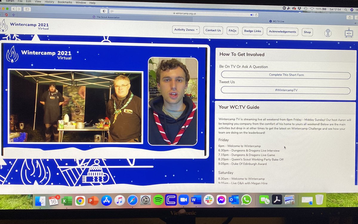 Massive 🙌🏻 to #wintercamp team! I have been dipping in an out however <a href="/AbbeyScouts/">PaisleyAbbeyScouts</a> are loving it. Great work from BushScout. #WinterCampTV #SkillsforLife on show!