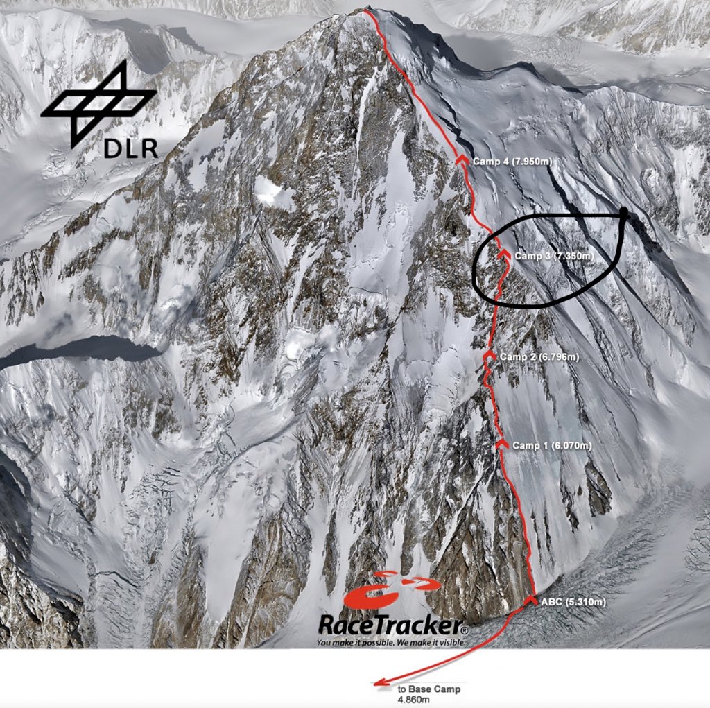 TrangoAdventure's tweet photo. All K2 winter 21 summiteers safely descent back to C3 where 8 of them will spend the night. Sona Sherpa and Galje Sherpa have decided to continue descending down to Base camp.
#k2expedition #k2winter #k2winter2021 #karakorum #pakistan #mountaineering ##k2winterexpedition2021 https://t.co/y1ltBoJUVK