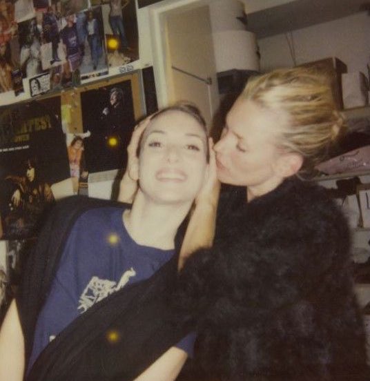 Winona Ryder and Kate Moss in 2006. Happy birthday Kate! 