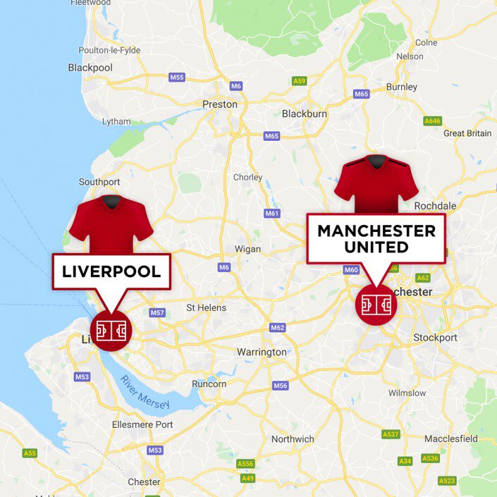 Comme de nombreuses rivalités dans le foot, celle entre Liverpool et Man United trouve ses racines dans un contexte historique et social particulier. Nous retournons dans lesannées 1800, à l'origine de ce qui deviendra le seul et l’unique North West Derby 