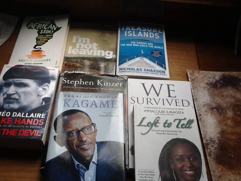 There is something working well for this country and it started from the leadership. I set out to find out how Paul Kagame thinks and the story behind this African success and bought these 8 books from a Kigali bookstore. The most fascinating for me is Kagame by Francois Soudan.