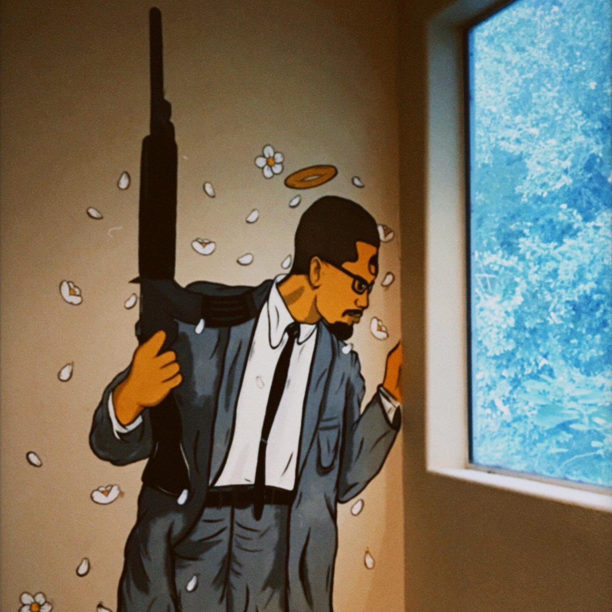 _vmr3's tweet photo. By Any Means Necessary.
Finished painting my first wall of the year last week!
I love how it came out and the placement next to the window! 🪟#MalcolmX 🥀 https://t.co/mIR6IVzLIL