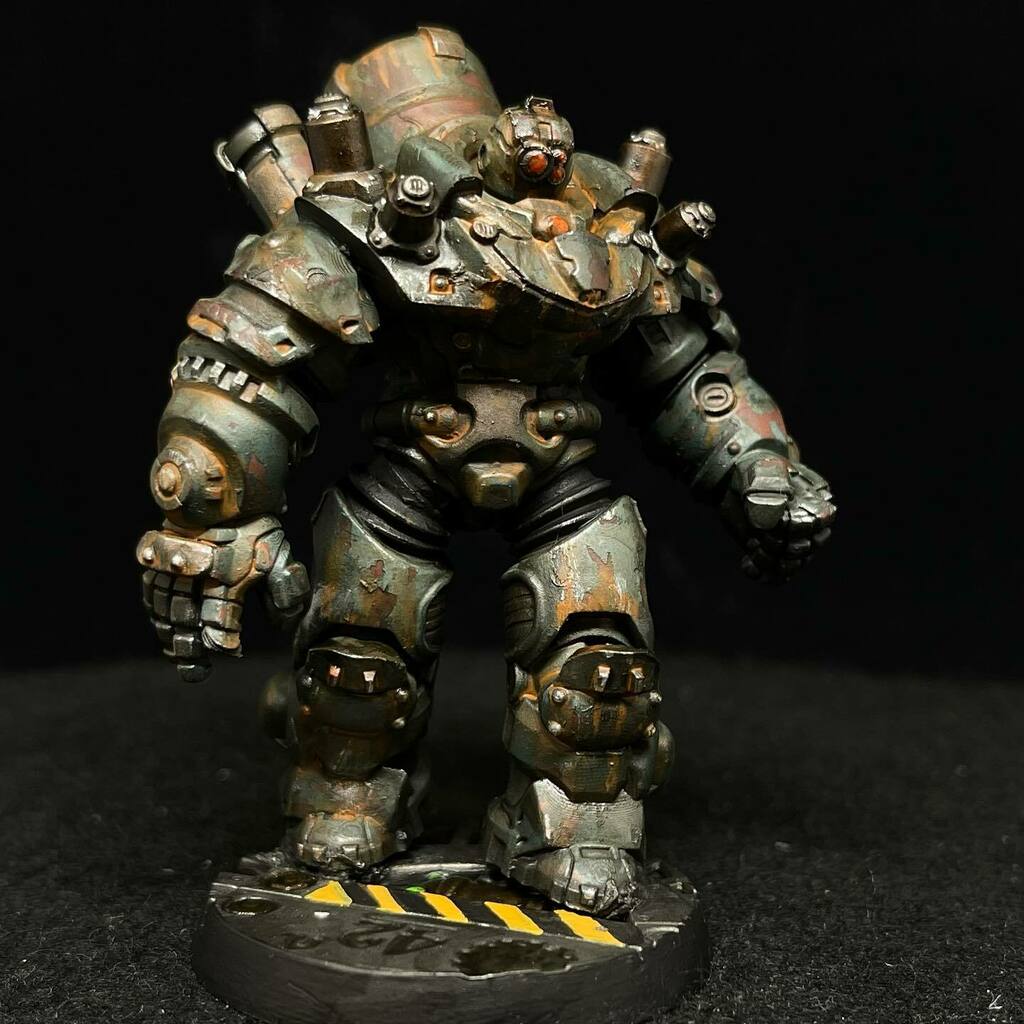 Asmodire's tweet photo. Printed and painted this up this afternoon for the Necromunda campaign... whenever that may be...
#waterguild #necromunda #necromundaunderhive #subnatican #paintingwarhammer #3dprintedminiature #3dprinter #elegoomars2pro https://t.co/qoCIgYx5ER https://t.co/mwom5t0fHz