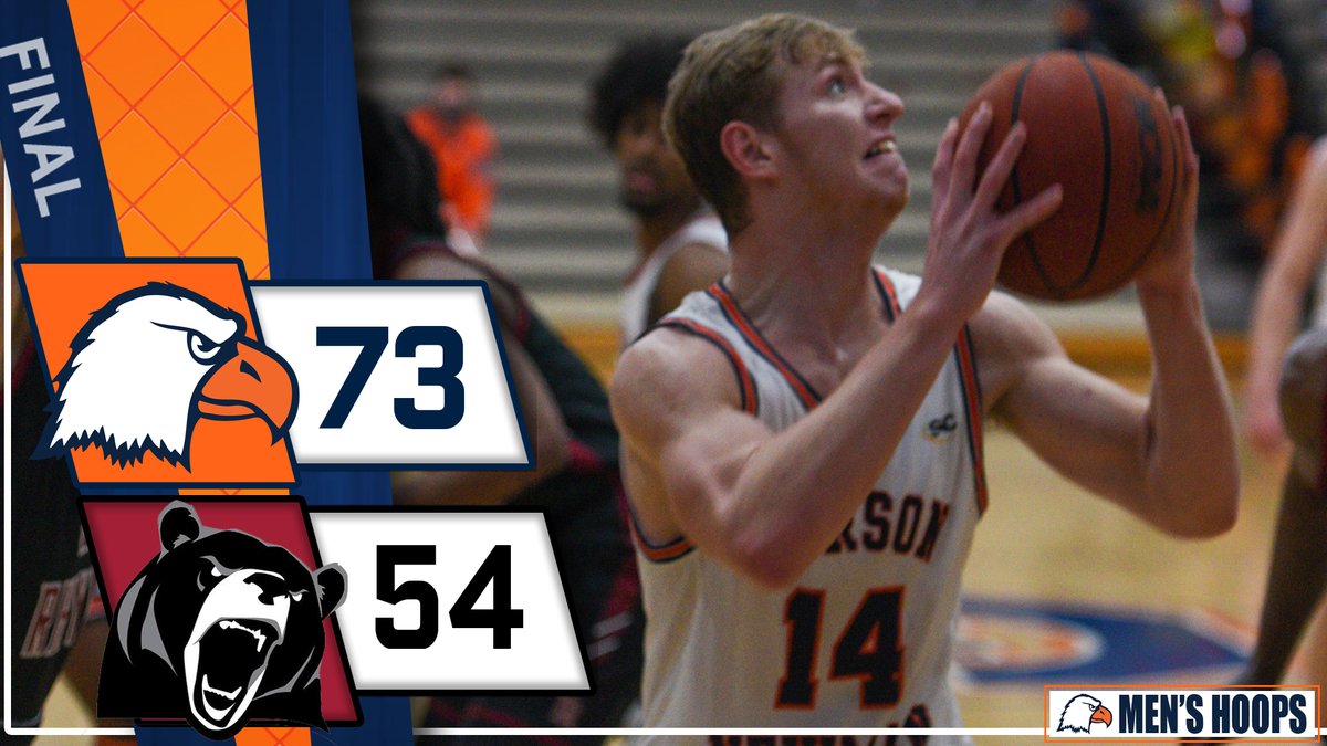 CNathletics's tweet image. 😤 Best defensive performance in 6⃣ years for @CN_Hoops 
⭐️ @Rendyer2000 double-double 
👏 Eagles W