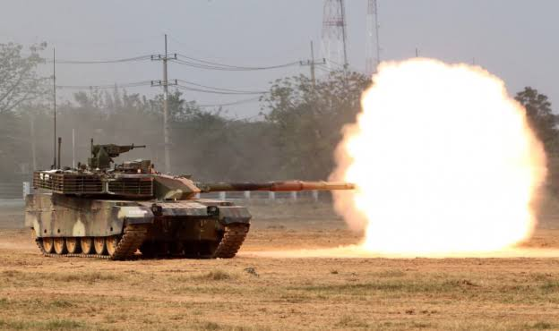 DefenseNigeria's tweet photo. The armys new military hardwares are being put to excellent use. Troops of Operation Tura Takaibango killed scores of Boko Haram and destroyed seven gun trucks in Matte, Borno. The insurgents were spotted by surveillance planes as they advanced towards https://t.co/WfavPbUqfm