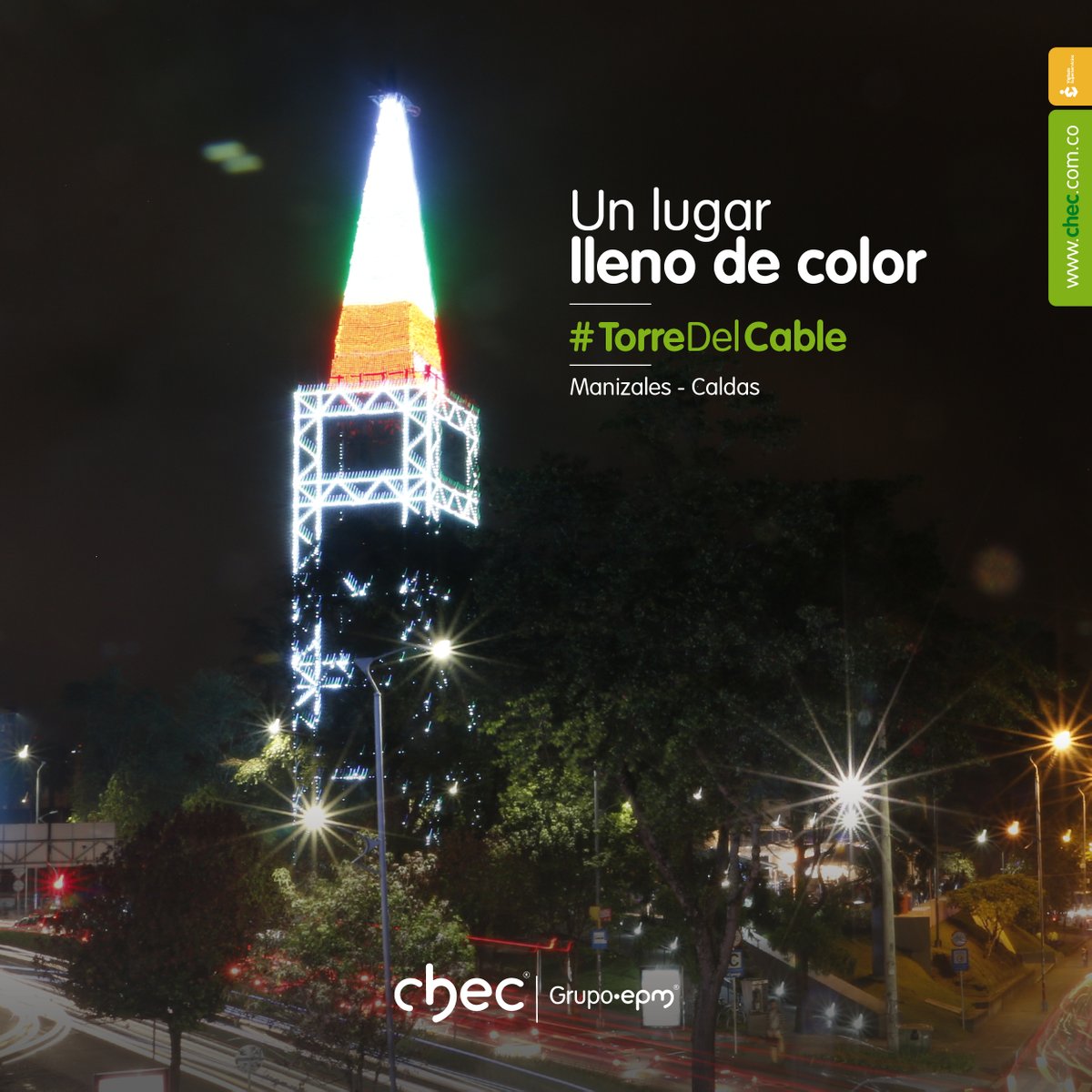 CHECGrupoEPM's tweet photo. Nunca nos cansaremos de mostrar lo que nos representa y que además es un punto de referencia para los turistas que visitan nuestra hermosa ciudad. #TorreDelCable. https://t.co/Qy3Xy0p8Ft