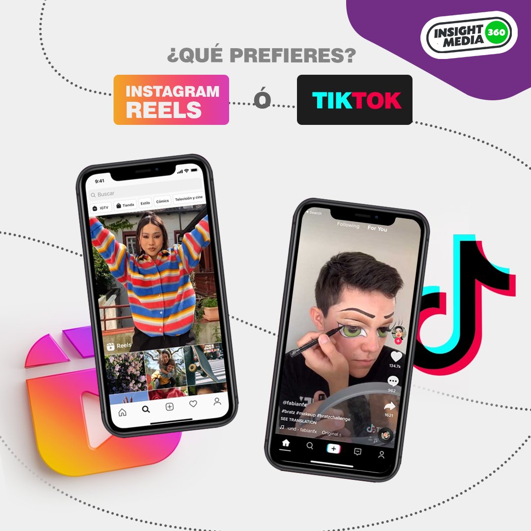 insightmedia360's tweet photo. En TikTok, los usuarios pueden grabar videos de hasta 60 segundos, y en Instagram Reels, los usuarios pueden grabar videos de hasta 30 segundos. ... Si bien el contenido más largo puede funcionar mejor con la marca de tiempo de TikTok, aún puede ser creativo en Instagram Reels https://t.co/Q7ao57R3xo