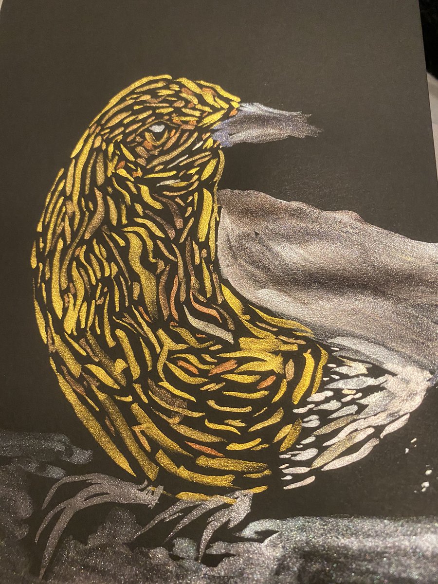 simymonna's tweet photo. Wanted to go back to this type of art again this weekend. Went well. https://t.co/6Uwyaq4wmu