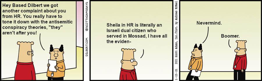 baseddilbert's tweet photo. Hello, HR department? https://t.co/qjIOJLWJnu