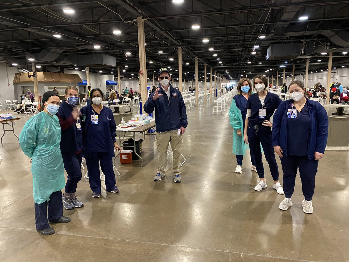 This truly is a community wide effort these <a href="/bswhealth_DFW/">Baylor Scott & White Dallas-Fort Worth</a>  are being paid by Baylor to vaccinate today. <a href="/bswhealth_DFW/">Baylor Scott & White Dallas-Fort Worth</a> is helping with vaccine registration outreach in the hardest hit communities as well. Thank you CEO Jim Hinton and your team!