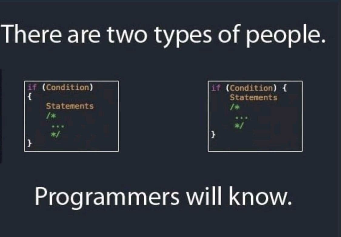 CodeSpaceAcade's tweet image. ¿Qué tipo de programador eres tú? 
#desarrolladores #code #coderlove #desarrolloweb #programadores #webdevelopment