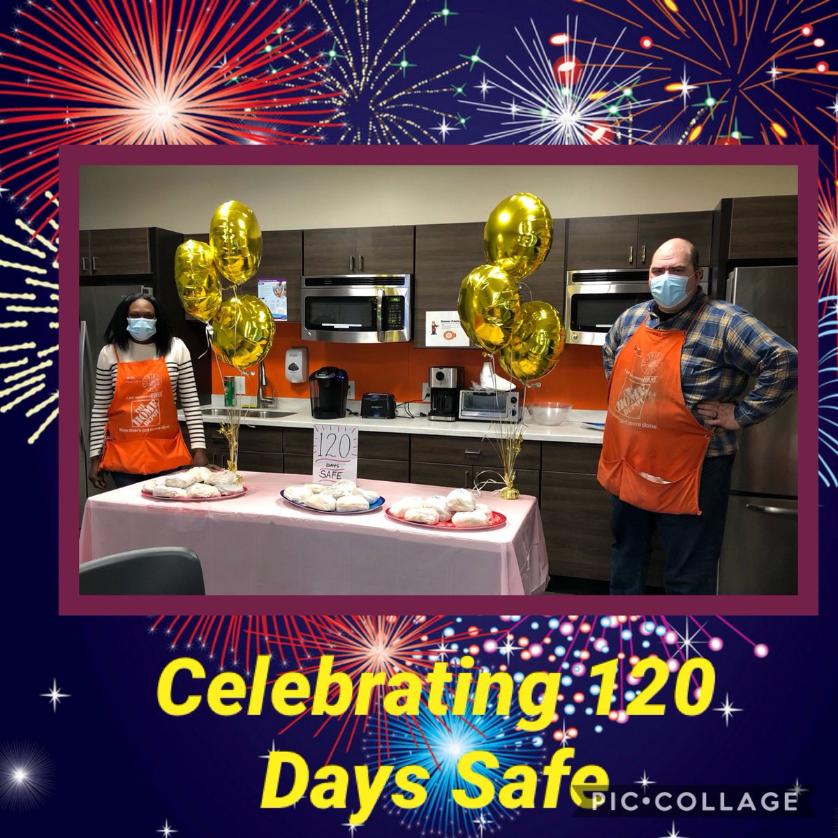 1272 reached a safety milestone 
today!! 🎉😁🎉😁🎉😁🎉😁
🎉🎉120 days incident free🎉🎉