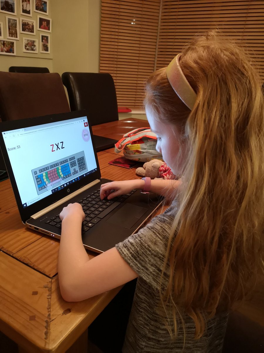 Ellen really wanted to practice her touch typing tonight <a href="/AvonwoodYear3/">Avonwood Primary School Year 3 Team</a> @