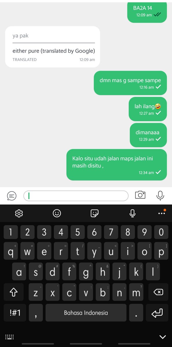 titoapr's tweet photo. @GrabID Singkat cerita laper eh , pesen ah BM kebab tengah malem klik order masuk . eh nunggu mau 2 jam ga sampe" , tlfn cust minta cancel harus sy tlfn 2x , tanpa sy dihub kembali. tb tb dichat lg sm driver , katanya; pak makanannya udah saya makan td sm tmn saya .. 

BUSETTTT ? https://t.co/aSlC5iEEn7