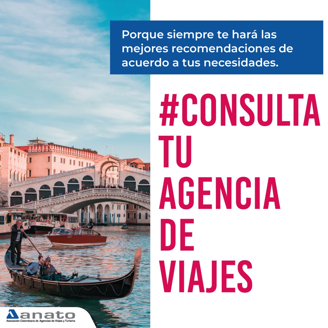AnatoNacional's tweet photo. #ConsultaTuAgenciaDeViajes porque un Agente de viajes es un asesor, un consultor, a quien se le cuenta un problema y ofrece una solución traducida en viajes y experiencias. @PaulaCortesC https://t.co/mX1xexRD7y