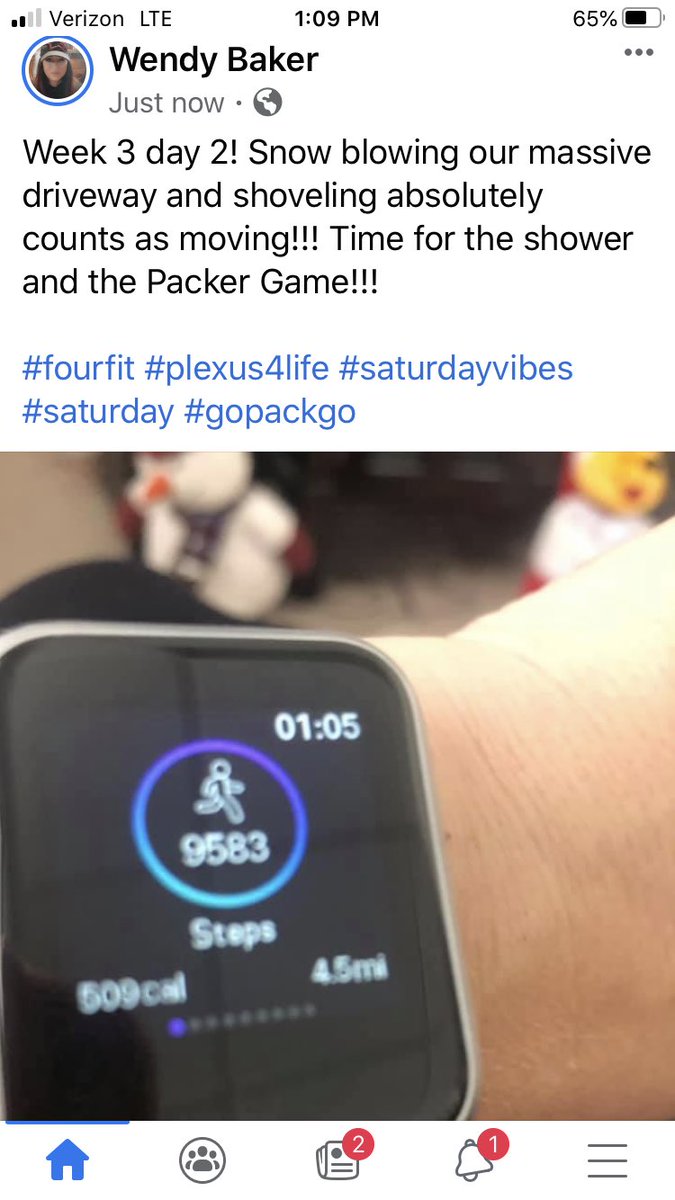 swampybake's tweet image. Week 3 day 2! Snow blowing our massive driveway and shoveling absolutely counts as moving!!! Time for the shower and the Packer Game!!! 

#fourfit #plexus4life #saturdayvibes #saturday #gopackgo