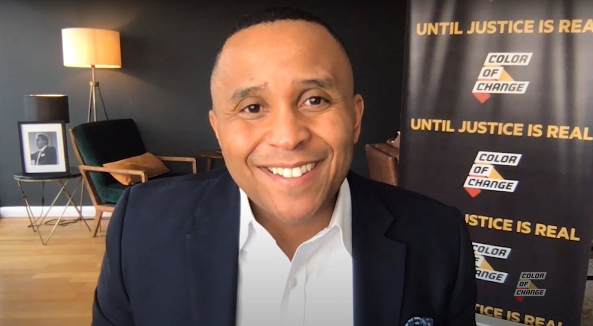 . @rashadrobinson reminds us that racial justice, recognizing systemic racism and fighting to undo it, is necessary to get to economic equality. Racial justice will not just be an outcome of achieving a  #guaranteedincome. Racial justice will be the driver.