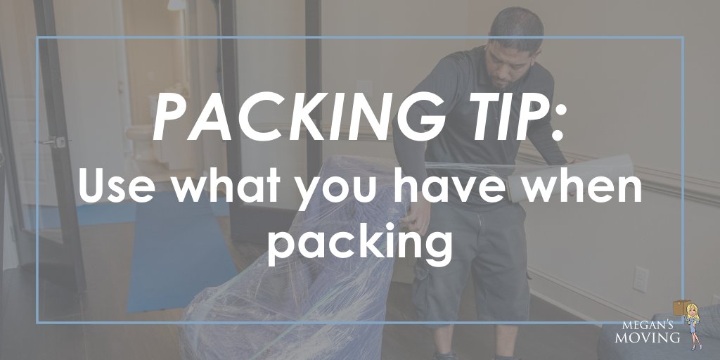 megansmovingco's tweet image. To reduce waste while packing, use what you already have at your home! 💙 For example, use suitcases with wheels to pack up heavy items. You can also use blankets and towels instead of packing peanuts or bubble wrap. 
.
.
.
#homepackingtips #packingtips #packingadvice