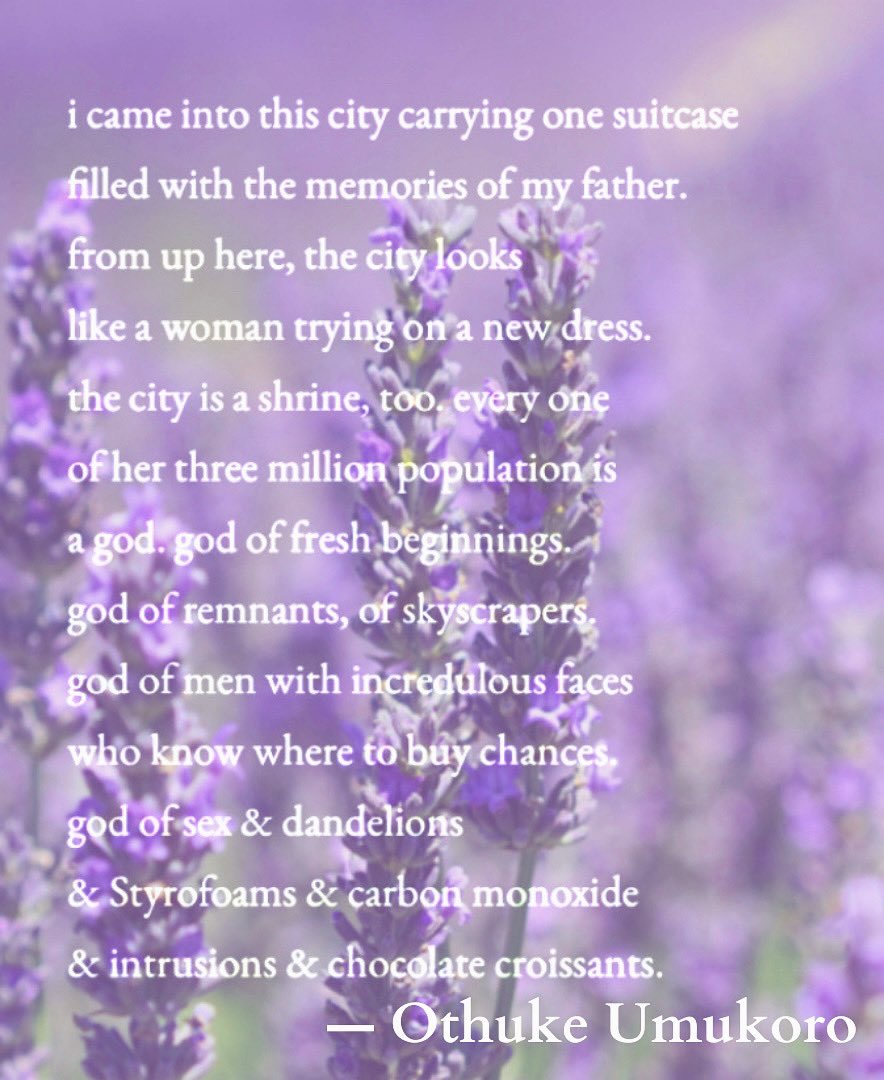 crookedarrowp's tweet photo. Excerpt from Othuke Umukoro’s (@othukeumukoro19) breathtaking poem “first testament” — published in our sixth issue, Already Felt: BIPOC Poets. Get some goosebumps by reading their full poem (and the rest of the issue) here: https://t.co/4t1eds2IXb 💕 https://t.co/oqbt9FEDNS