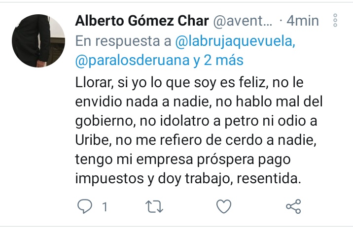 labrujaquevuela's tweet photo. Este uribiista es tan feliz y próspero que  tiene que pagar por sexo 🙄🙄🙄🙄 https://t.co/SVOFPZZJjZ