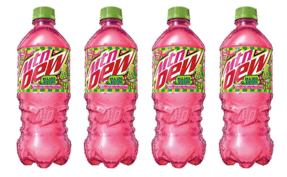 BrandCentral's tweet photo. The battle of brand extensions continues because who doesn't need watermelon-flavored soda? https://t.co/BTZLGab18G #MountainDew #PepsiCo https://t.co/6EJBxPv3dD